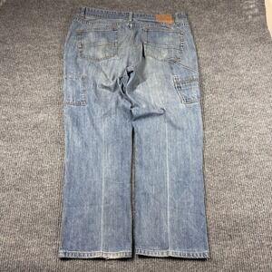 Vintage PJ Mark Jeans Mens 38x29 Carpenter Blue Denim Baggy Skater Y2K Workwear